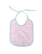 LORELLI Set 7 bavete bumbac 23 x 20 cm inchidere cu snur fetite