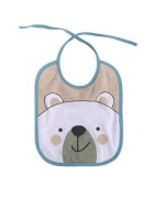 LORELLI Set 7 bavete bumbac 23 x 20 cm inchidere cu snur unisex