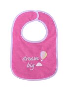 LORELLI Set 7 bavete bumbac si peva 30 x 19 cm inchidere cu banda velcro fetite