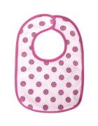 LORELLI Set 7 bavete bumbac si peva 30 x 19 cm inchidere cu banda velcro fetite