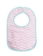 LORELLI Set 7 bavete bumbac si peva 30 x 19 cm inchidere cu banda velcro fetite