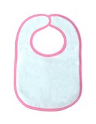 LORELLI Set 7 bavete bumbac si peva 30 x 19 cm inchidere cu banda velcro fetite