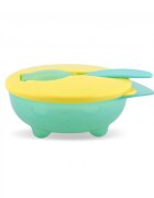LORELLI Set castron cu capac si lingurita Green