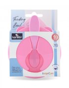 LORELLI Set castron cu capac si lingurita Pink