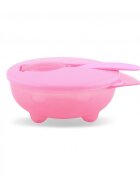 LORELLI Set castron cu capac si lingurita Pink
