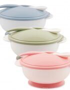 LORELLI Set castron cu ventuza capac si lingurita Mint Green