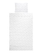 LORELLI Set lenjerie pat 3 piese bumbac ranforce Cosy Abstract Leaves Grey Beige