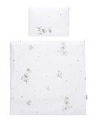 LORELLI Set lenjerie pat 5 piese bumbac ranforce Eva Giraffe White