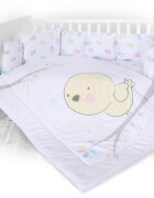 LORELLI Set lenjerie pat 8 piese bumbac ranforce Trend Chicken