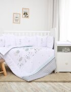 LORELLI Set lenjerie pat 8 piese bumbac ranforce Trend Giraffe