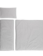 LORELLI Set lenjerie pentru carucior de iarna bumbac ranforce 4 piese Grey Sky