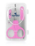 LORELLI Set manichiura bebe 3 piese cu suport pink