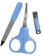LORELLI Set manichiura cu 3 piese pentru bebelusi Blue