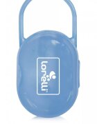 LORELLI Suport transparent cu maner pentru 2 suzete sau tetine Blue