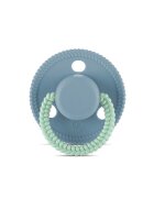 LORELLI Suzeta forma rotunda din silicon moale 0 luni+ Blue