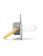 LORELLI Suzeta forma rotunda din silicon moale 0 luni+ Grey