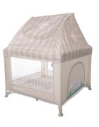LORELLI Tarc de joaca pentru copii My Place Beige tip casuta 100 x 100 x 125 cm