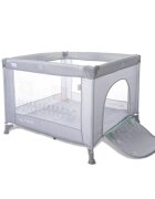 LORELLI Tarc de joaca pentru copii My Place Grey tip casuta 100 x 100 x 125 cm