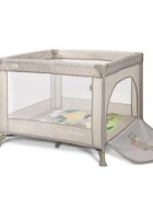 LORELLI Tarc de joaca Play N Relax Beige Camping 100x100x75 cm deschidere laterala cu fermoar geanta de transport