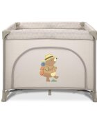LORELLI Tarc de joaca Play N Relax Beige Camping 100x100x75 cm deschidere laterala cu fermoar geanta de transport