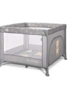 LORELLI Tarc de joaca Play N Relax Grey Adventure 100x100x75 cm deschidere laterala cu fermoar geanta de transport