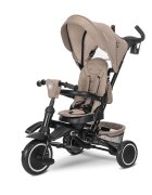 LORELLI Tricicleta pentru copii Freccia Beige multifunctionala pliabila sezut rotativ 360 grade greutate admisa 25 kg roti Eva