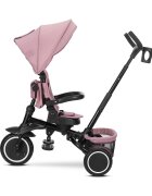 LORELLI Tricicleta pentru copii Freccia Pink multifunctionala pliabila sezut rotativ 360 grade greutate admisa 25 kg roti Eva