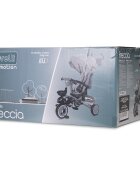 LORELLI Tricicleta pentru copii Freccia Pink multifunctionala pliabila sezut rotativ 360 grade greutate admisa 25 kg roti Eva