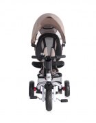 LORELLI Tricicleta pentru copii Rocket Ivory 6 in 1 multifunctionala scaun acoperit cu husa moale spatar reglabil in 2 pozitii suport pentru picioare functie Balance-Bike greutate admisa 20 kg