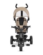 LORELLI Tricicleta pentru copii Tino Beige cu sezut rotativ 360 grade scaun rabatabil control parental greutate admisa 25 kg