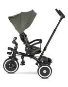 LORELLI Tricicleta pentru copii Tino Green cu sezut rotativ 360 grade scaun rabatabil control parental greutate admisa 25 kg