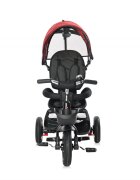 LORELLI Tricicleta pentru copii Zippy Air Ruby control parental 12-36 luni cu scaun reversibil rotire 360 grade spatar reglabil pe multiple pozitii roti din cauciuc cu camera si 2 tipuri de suport pentru picioare