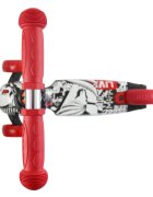 LORELLI Trotineta pentru copii Draxter Black Graffiti ghidon reglabil roti din silicon cu Led greutate admisa 20 kg 3 ani+
