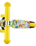 LORELLI Trotineta pentru copii Draxter Graffiti Smile ghidon reglabil roti din silicon cu Led greutate admisa 20 kg 3 ani+