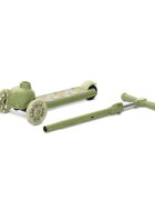LORELLI Trotineta pentru copii Jetster Green roti din silicon cu Led ghidon reglabil greutate admisa 20 kg