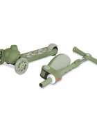 LORELLI Trotineta pentru copii Jetster Plus Green 3 ani+ pana la 20 kg scaun pliabil si reglabil roti din poliuretan cu led