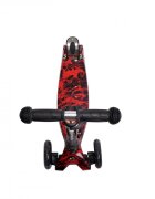 LORELLI Trotineta pentru copii Rapid Red Fire 4 roti LED ghidon reglabil pliabila greutate suportata 50 kg varsta 5 ani+