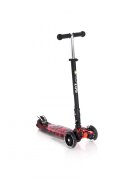 LORELLI Trotineta pentru copii Rapid Red Fire 4 roti LED ghidon reglabil pliabila greutate suportata 50 kg varsta 5 ani+