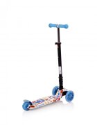 LORELLI Trotineta pentru copii Rapid Tracery 4 roti LED ghidon reglabil pliabila greutate suportata 50 kg varsta 5 ani+
