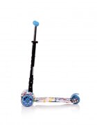 LORELLI Trotineta pentru copii Rapid Tracery 4 roti LED ghidon reglabil pliabila greutate suportata 50 kg varsta 5 ani+