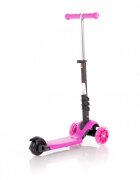 LORELLI Trotineta pentru copii Smart Pink 3 roti LED scaun reglabil si detasabil ghidon reglabil greutate suportata 20 kg varsta 3 ani+
