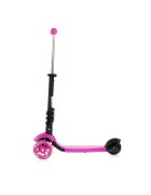 LORELLI Trotineta pentru copii Smart Plus Pink 3 roti cu LED scaun reglabil si detasabil maner parental reglabil ghidon reglabil greutate suportata 20 kg varsta 3 ani+