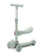 LORELLI Trotineta pentru copii Swiftie Ocean Wave pliabila roti cu led sezut pliabil ghidon reglabil platforma cu lumini si melodii greutate admisa 50 kg