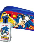 Lorenay Set cosmetic pentru baieti Sonic the Hedgehog cu apa de toaleta 50 ml si borseta Sega