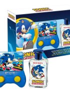 Lorenay Set cosmetic pentru baieti Sonic the Hedgehog cu apa de toaleta 50 ml si joc cu inele Sega