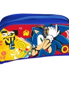 Lorenay Set cosmetic pentru baieti Sonic the Hedgehog cu spumant de baie si sampon 200 ml balsam de buze 4 g si borseta Sega