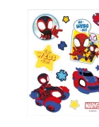 Lorenay Set de baie pentru baieti Spidey and His Amazing Friends cu gel de dus 3 in 1 Marvel 300 ml bomba de baie 100 g si tatuaje