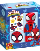 Lorenay Set de baie pentru baieti Spidey and His Amazing Friends cu gel de dus 3 in 1 Marvel 300 ml bomba de baie 100 g si tatuaje