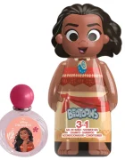 Lorenay Set de baie Vaiana cu gel de dus sampon si balsam 3 in 1 Disney 300 ml si apa de toaleta 100 ml