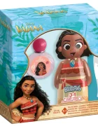 Lorenay Set de baie Vaiana cu gel de dus sampon si balsam 3 in 1 Disney 300 ml si apa de toaleta 100 ml